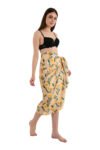 FEATHER DRAPЕ WOMEN RAYON PRINTED SARONG