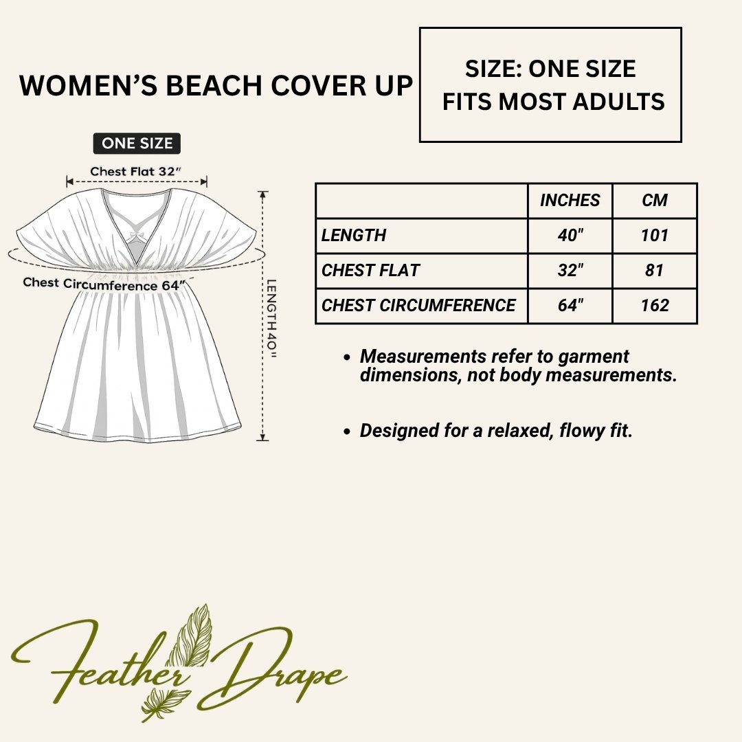 FEATHER DRAPЕ WOMEN CROCHET HAND MADE  BEACH COVER UP