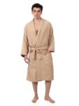 FEATHER DRAPЕ TERRY MEN BATHROBE